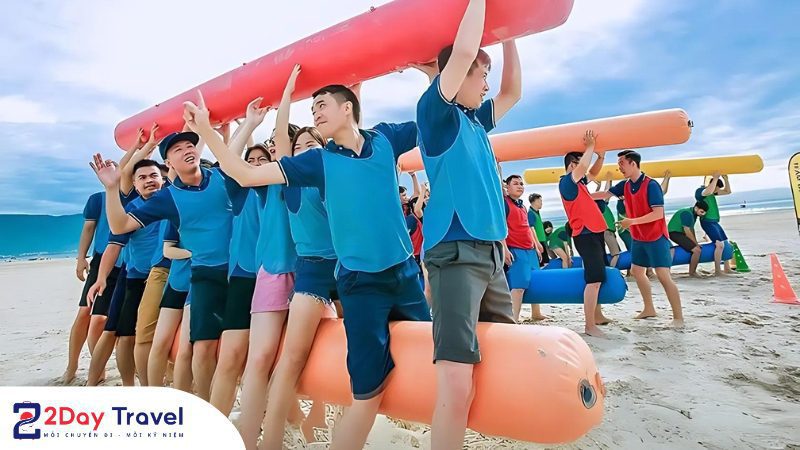 Teambuilding 2024 – Nha Trang điểm hẹn lý tưởng cho các hoạt động mùa hè này 7 Các trò chơi được xây dựng và thiết kế một cách tỉ mỉ giúp đội ngũ tham giao tăng cường sự gắn kết.