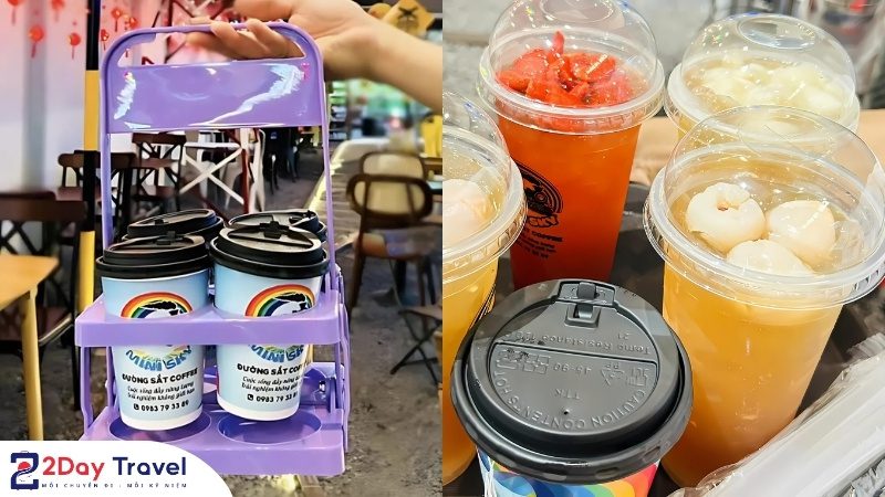 Đường Sắt Coffee Nha Trang: Uống cà phê 'rung tim' bên đường ray! 10 Thức uống nổi bật ở Đường sắt Coffee Nha Trang