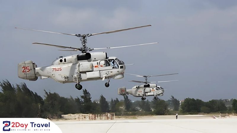 Trực thăng K28, Lữ đoàn Không quân - Hải quân 954 huấn luyện cất - hạ cánh chuẩn bị Lễ Diễu binh Khánh Hòa 2-9